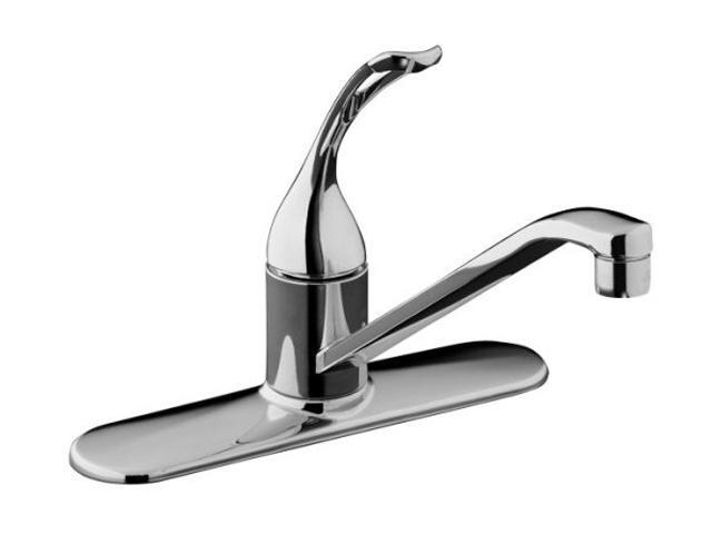 KOHLER K-15171-TL-CP Coralais Single-control Kitchen Sink faucet with ...