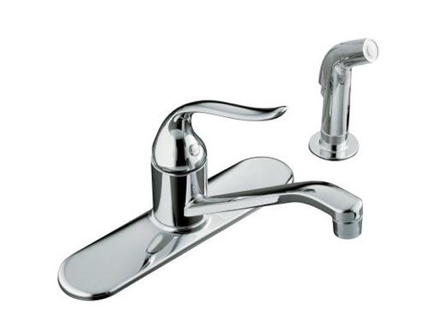 Kohler K-15172-p-cp Coralais Single-control Kitchen Sink Faucet With 8 