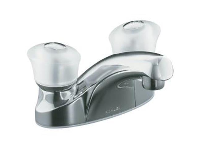 KOHLER K 15240 7 CP Euro Modern Coralais Centerset Lavatory Faucet With   03 550 714 02 