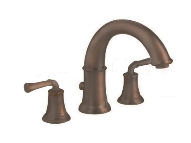 Edwardian 4-Hole Deck-mount Tub Filler | Bath Kitchen