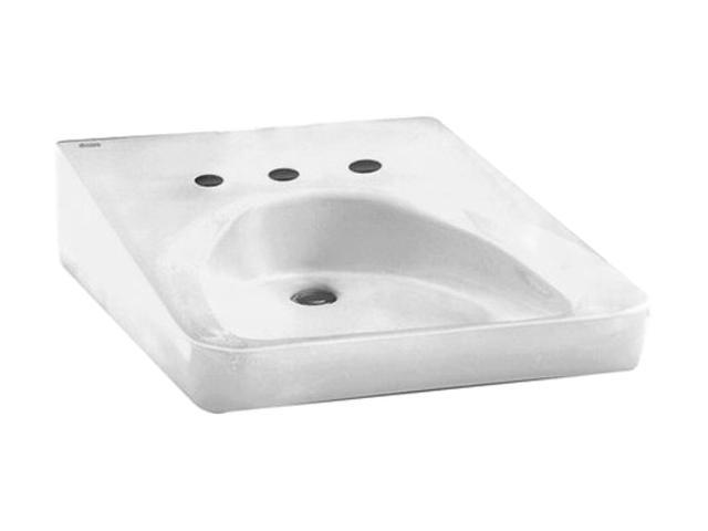 american standard wheelchair users wall-mount bathroom sink