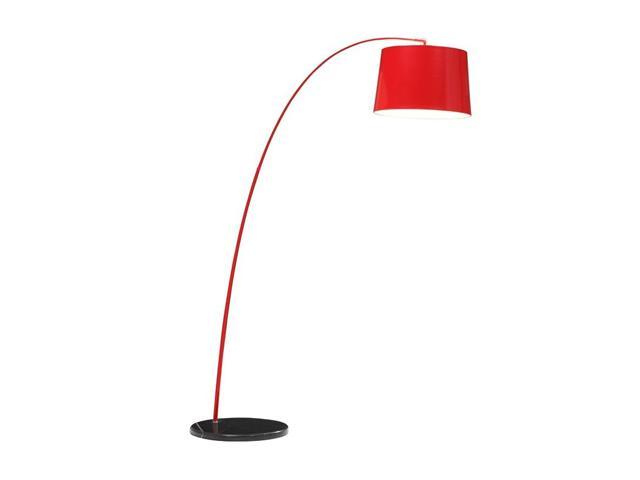 Zuo Modern Twisty Floor Lamp Red, Floor Lamp Red