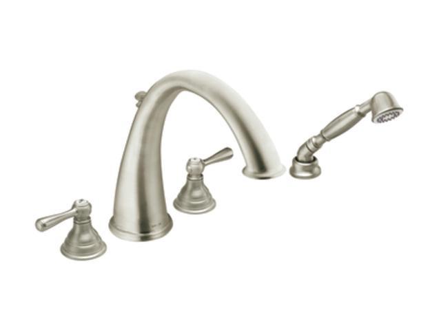 Moen T922bn Kingsley Two Handle High Arc Roman Tub Faucet Includes