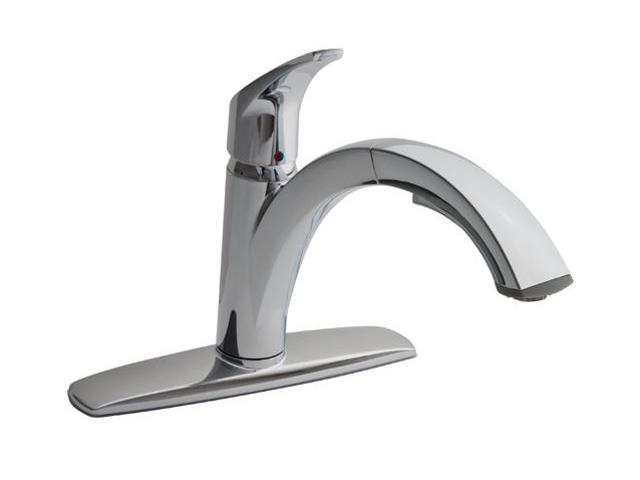 American Standard 4101.100.075 Arch Pull Out Kitchen Faucet Stainless Steel