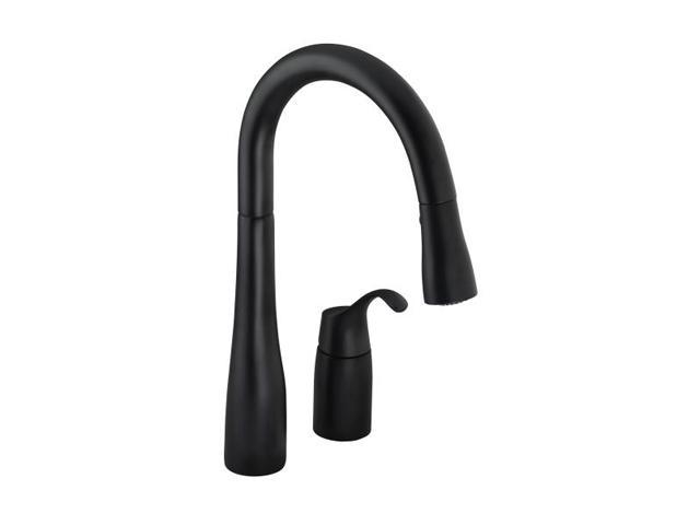simplice pull down secondary kitchen sink faucet