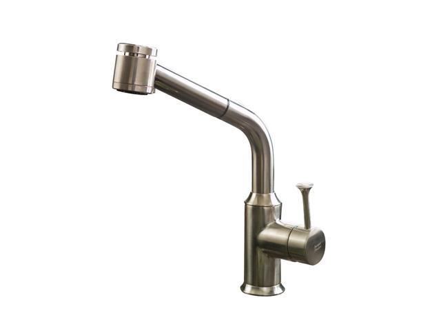 American Standard 4332 100 075 Pekoe Pull Out Kitchen Faucet Stainless Steel Newegg Com