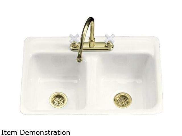 tile in or metal frame kitchen sink k 5959