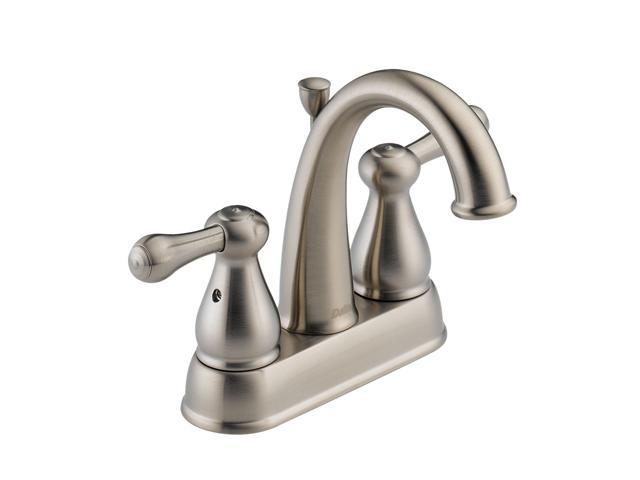 Delta 2575lf Ss Leland Two Handle Centerset Lavatory Faucet 