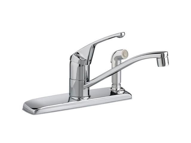 American Standard 4175.203.002 Colony Kitchen Faucet w/ Spray Polished ...