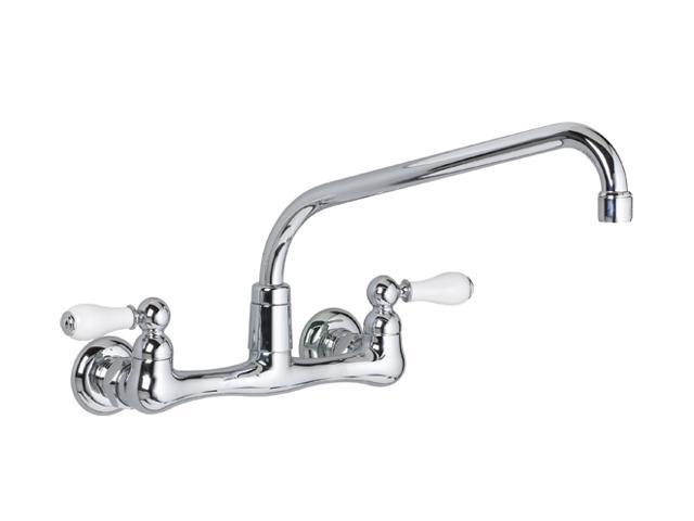 chichago wall mount kitchen faucet 7 polished chrome