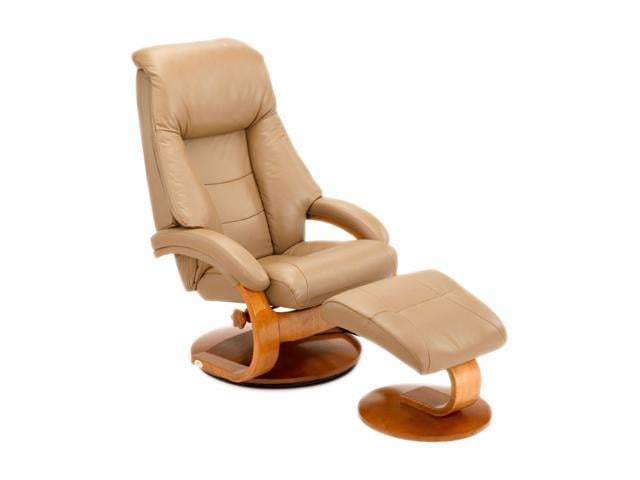 oslo leather swivel recliner