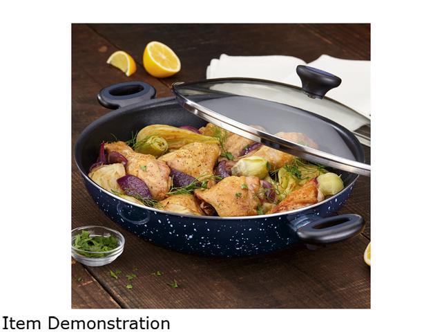 Paula Deen Riverbend Aluminum Nonstick 12-1/2-Inch Covered Chicken