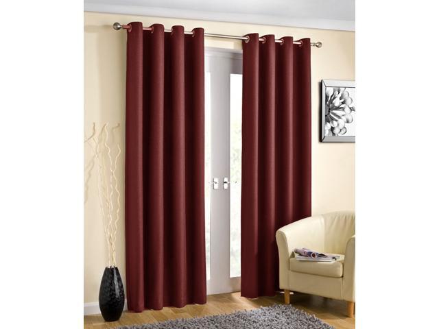 Kashi Home 2 Piece Set 84 Silky Energy Efficient Grommet Curtain