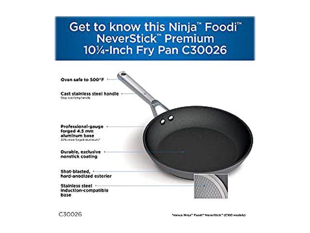 Ninja Foodi NeverStick Premium 10 1/4-Inch Fry Pan (C30026C) 