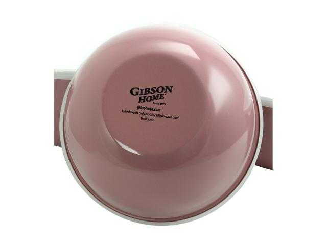 Gibson Home Plaza Cafe 3 Piece Stackable Nesting Mixing Bowl Set