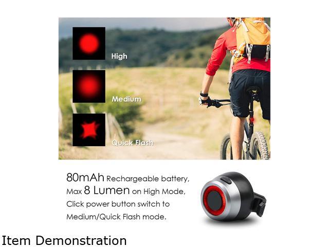 VISION DL 500 Lumen Led Bicycle Light,USB Rechargeable Bicycle Headlight.Bike Light Front has 2 Light Modes. 