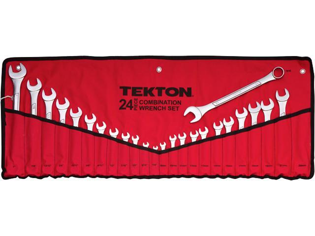 TEKTON 1916 24-pc. Combination Wrench Set (SAE/MM)