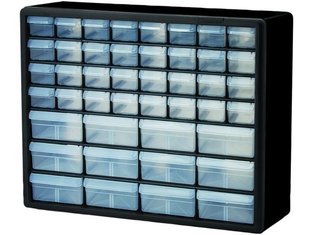 Akro-Mils Storage Cabinets 44 Drawers 20x6-3/8x15-13/16 BK/GY 10144 