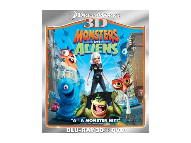 Monsters Vs Aliens 3d Blu Ray Dvd Blu Ray Newegg Com