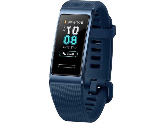 Huawei Band 3 All-in-One Fitness Activity Tracker, 5ATM Water Resistance Swim, 24/7 Heart Rate Monitor, Built-in GPS, Multi-Sports Mode, Sleep Tracking, Blue, One Size - Newegg.com