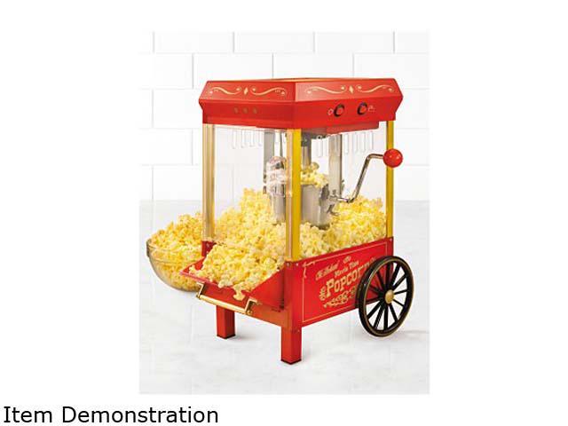 Nostalgia Electrics Vintage Collection 2.5 oz. Kettle Popcorn Maker,KPM508, Red