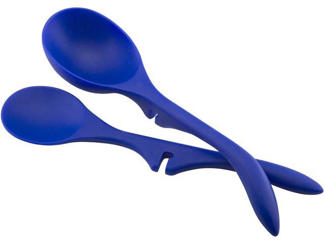 Rachael Ray 51683 2 Piece Lazy Spoon And Ladle Set Blue Newegg Com
