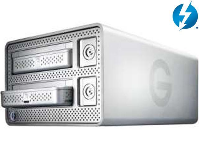 G-Technology G-DOCK ev USB 3.0 / Thunderbolt 2TB 7200 RPM Fully Swappable Dual-Bay Storage System