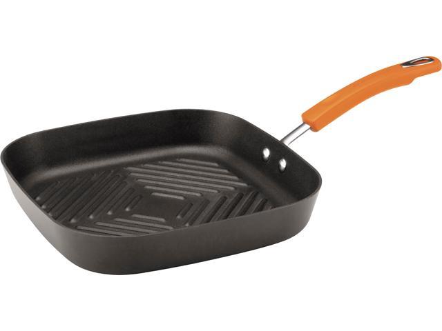 Rachael Ray 11x11-in. Deep Square Nonstick Hard Anodized II Grill Pan