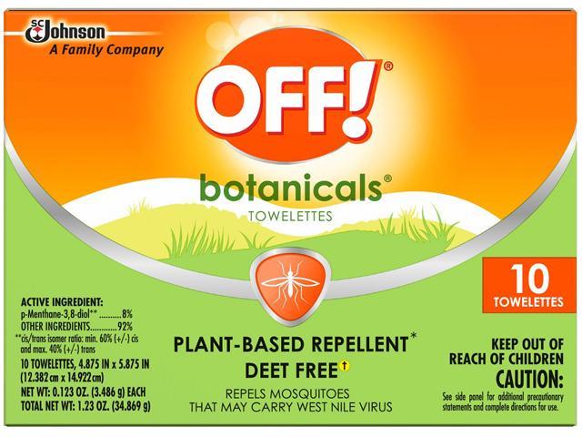 Photo 1 of Botanicals Insect Repellant, Box, 10 Wipes/Pack, 8 Packs/Carton