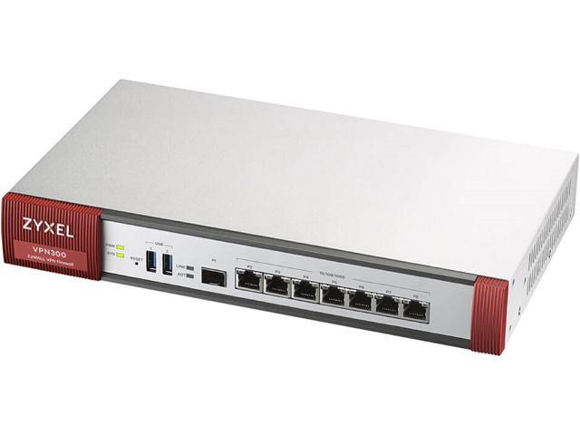 ZyXel - VPN300 - ZYXEL ZyWALL VPN300 Network Security/Firewall Appliance - 7 Port - 10/100/1000Base-T - Gigabit Ethernet