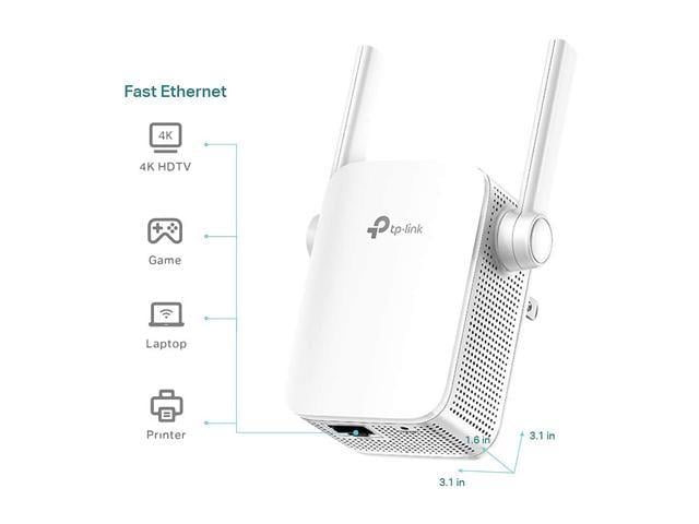 TP-Link N300 Extender (RE105), WiFi Extenders Signal Booster for Single Band WiFi Range Extender, Internet Booster, Supports Access Wall Plug Design, 2.4GHz only Wireless Range Extender/Media Bridge - Newegg.com