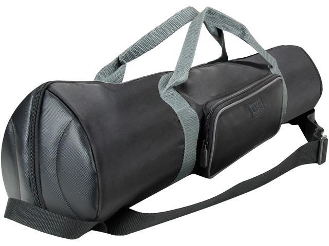 USA GEAR Padded Tripod Case Bag with Expandable Compartment & Accessory Storage - Works with Vista , Ravelli , Dolica , Manfrotto & More - Holds Tripods from 21.0" to 35.0" Folded
