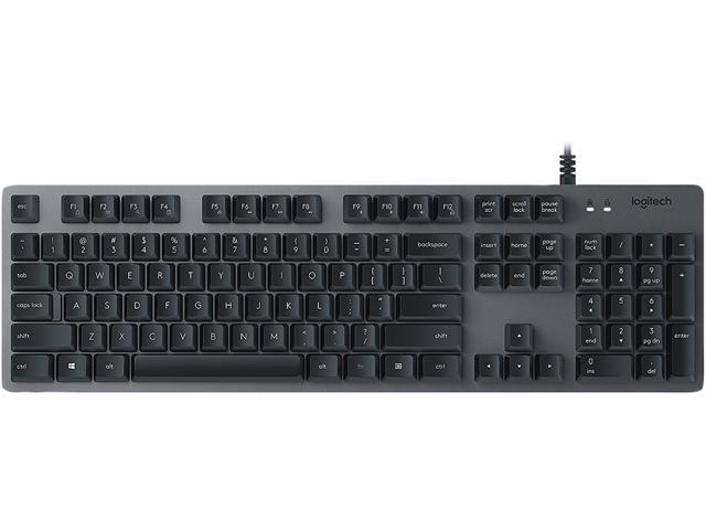 Logitech K840 Mechanical Keyboard with Romer G mechanical Switches for PC 