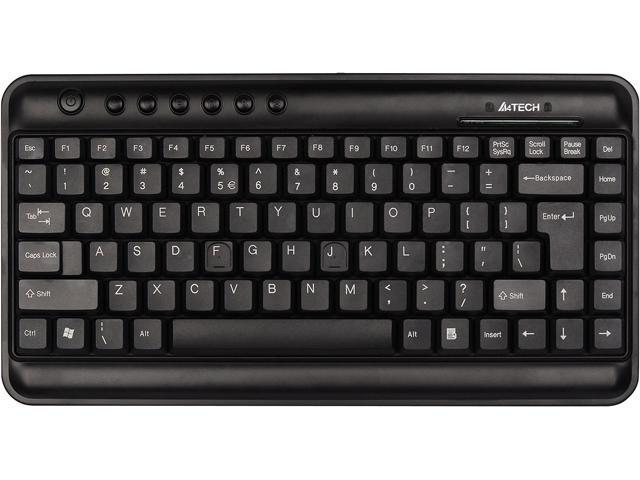 A4Tech KL-5 X-Slim Multimedia Keyboard - Black