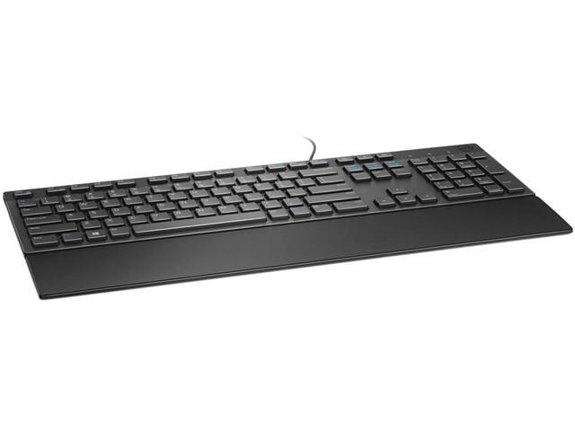 dell wired keyboard kb216 black