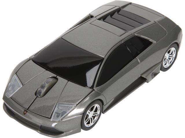 Grey Lamborghini Murcielago Series Car Wireless Optical Mouse Road Mice HP-11LGMCGXA