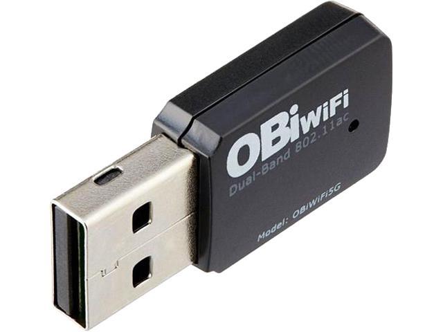 Polycom Obihai OBiWiFi5G 2.4/5GHz Wireless 802.11AC Adapter for OBi200, OBi202, OBi1022, OBi1032, OBi1062 VoIP Phone and Device