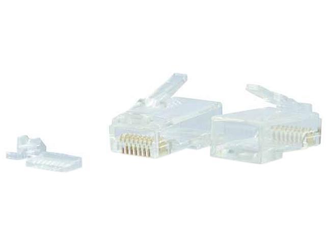 C2g Rj45 Cat6 Modular Plug For Round Solid/Stranded Cable - 100Pk