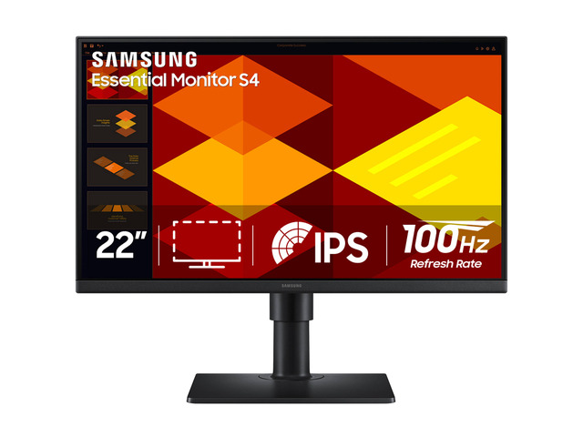 Samsung Essential S4 S22D402GAN 22" Class Full HD LCD Monitor 16:9 Black