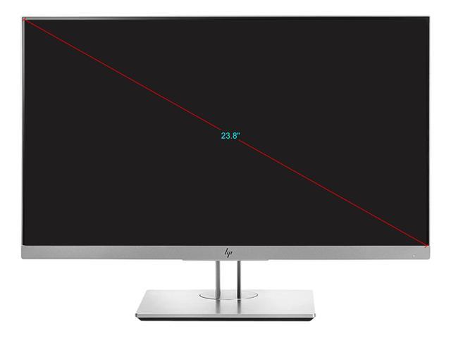 HP EliteDisplay 23.8-Inch Screen LED-Lit Monitor Silver 1FH47A8#ABA 