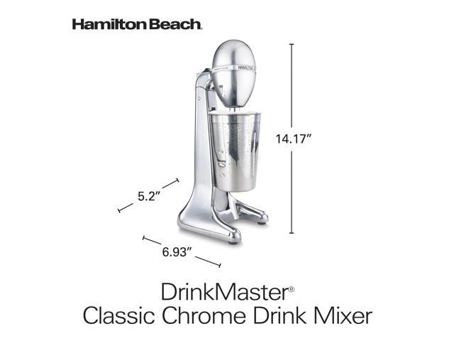 Hamilton Beach Classic Drink Mixer with Mixing Cup in Chrome