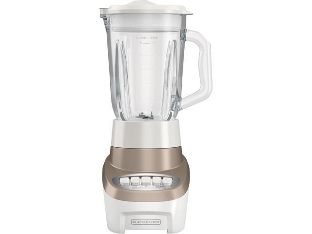 BLACK+DECKER PowerCrush Multi-Function Blender with 6-Cup Glass Jar,  Speed Settings, Silver