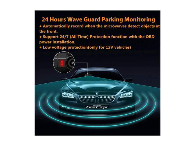 Vantrue T2 24/7 Surveillance Super Capacitor Dash Cam Parking Mode Recorder 