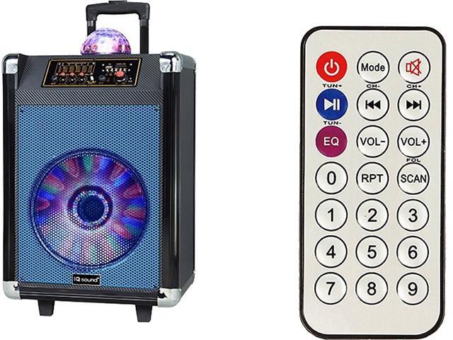 Supersonic Speaker System - 30 W RMS - Portable - Battery Rechargeable - Wireless Speaker(s) - Blue