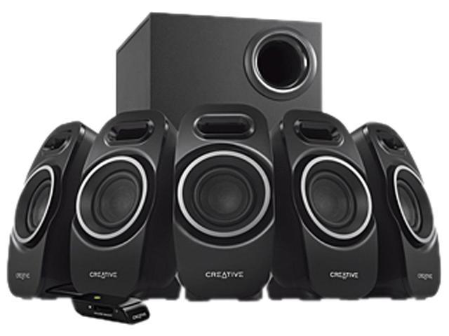 Creative A Series A550 5.1 Speaker System - Black