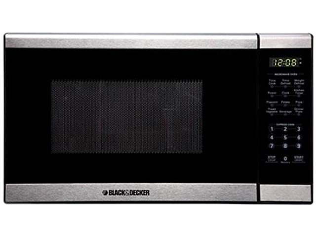 Ft Digital Microwave Black+Decker EM720CPY-PM 0.7 Cu Stainless Steel 