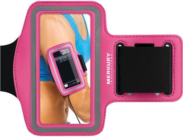 Merkury M-P5A320 ActIVe Neoprene Armband Compatible With iPhone 5/iPhone 4/4S/iPod touch 5G ,Pink