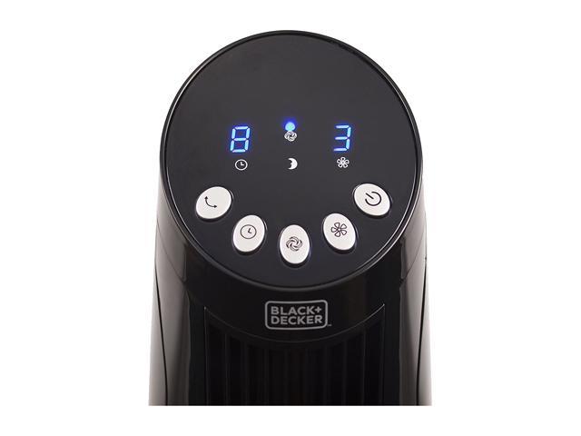 BLACK+DECKER BFTR36B 36 in. Quiet Digital Tower Fan with Remote Control