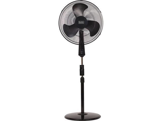 Photo 1 of Black and Decker 18" Stand Fan with Remote Control, Black