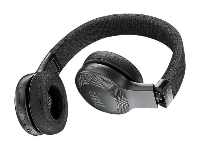 JBL E45BT Wireless On-Ear Headphones with One-Button and Mic (Black) Headphones & Accessories -